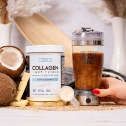 Collagene Keto con olio MCT – Cocco e Cioccolato Bianco 300g