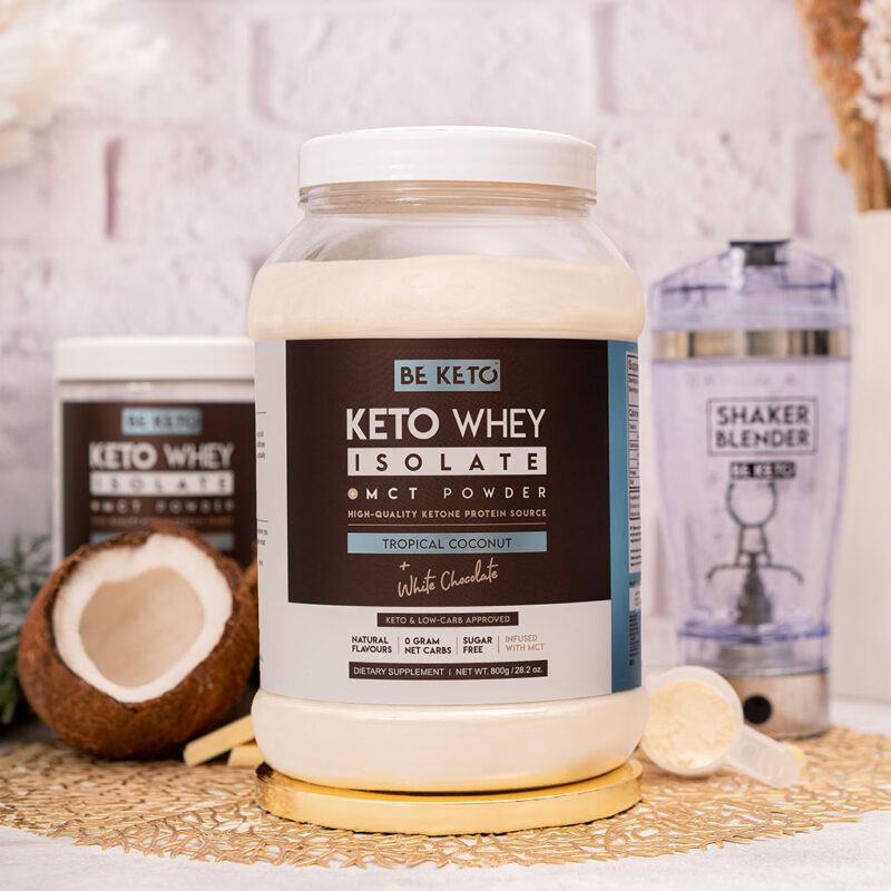 Isolato Proteico Keto con MCT – Cocco e Cioccolato Bianco 800g