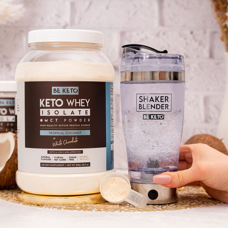 Isolato Proteico Keto con MCT – Cocco e Cioccolato Bianco 800g