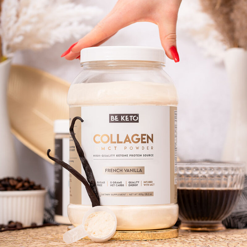 Collagene Keto con olio MCT – Vaniglia Francese 800g