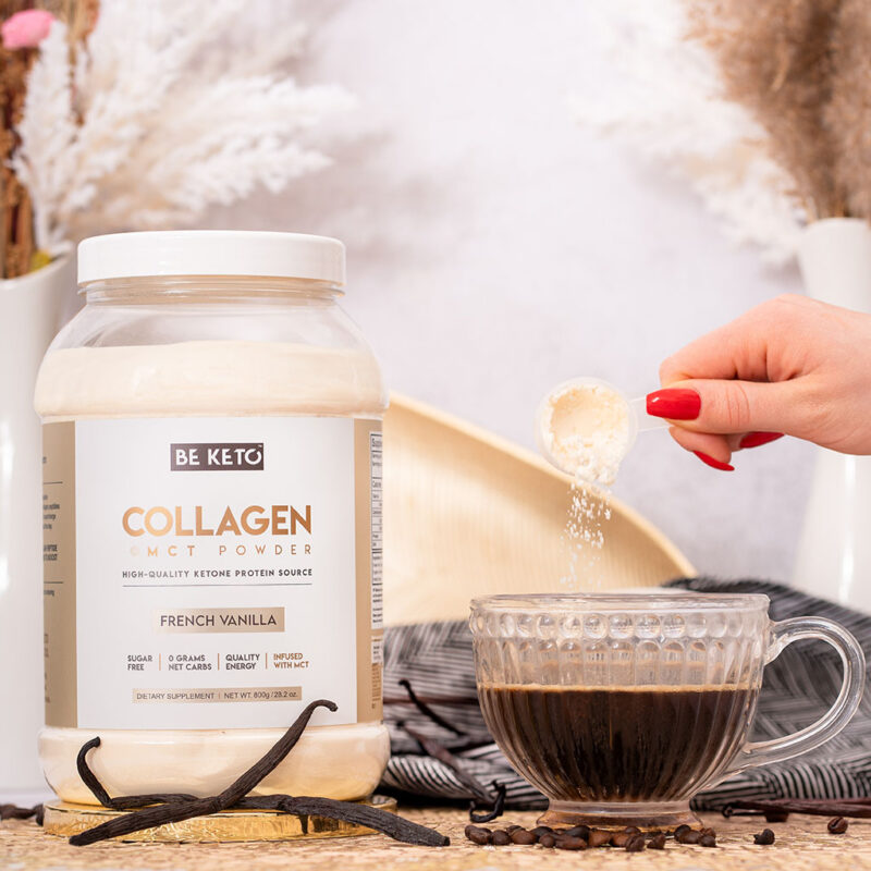 Collagene Keto con olio MCT – Vaniglia Francese 800g