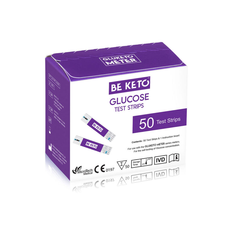 GluKeto Meter – Strisce Reattive Glucosio 50 pezzi