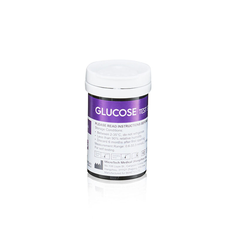 GluKeto Meter – Strisce Reattive Glucosio 50 pezzi