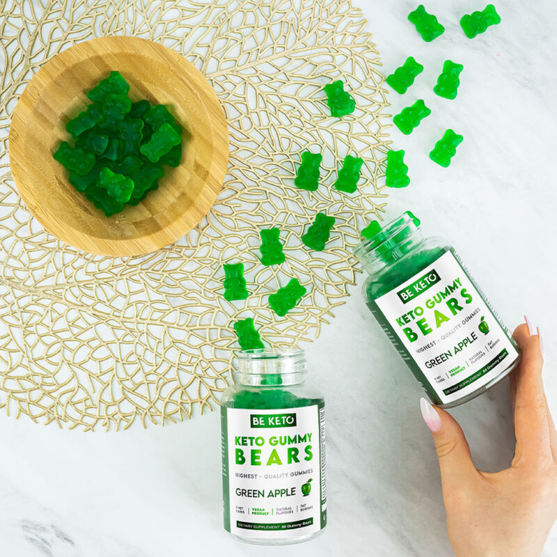 Keto Gommose con Biotina – Mela Verde