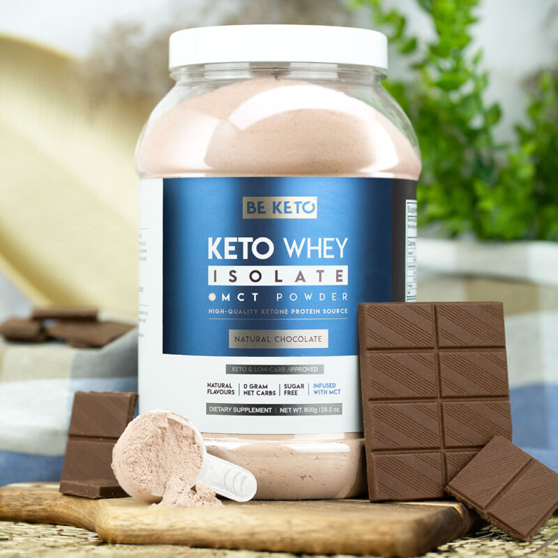 Isolato Proteico Keto con MCT – Cioccolato Naturale 800g