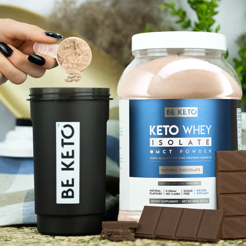Isolato Proteico Keto con MCT – Cioccolato Naturale 800g