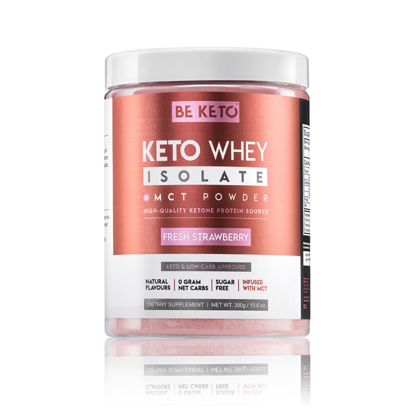 Isolato Proteico Keto con MCT – Fragola Fresca 300g