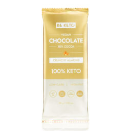 Cioccolato Keto Vegano con Olio MCT – Mandorla Croccante 80g Cioccolato Keto Vegano con Olio MCT – Mandorla Croccante 80g