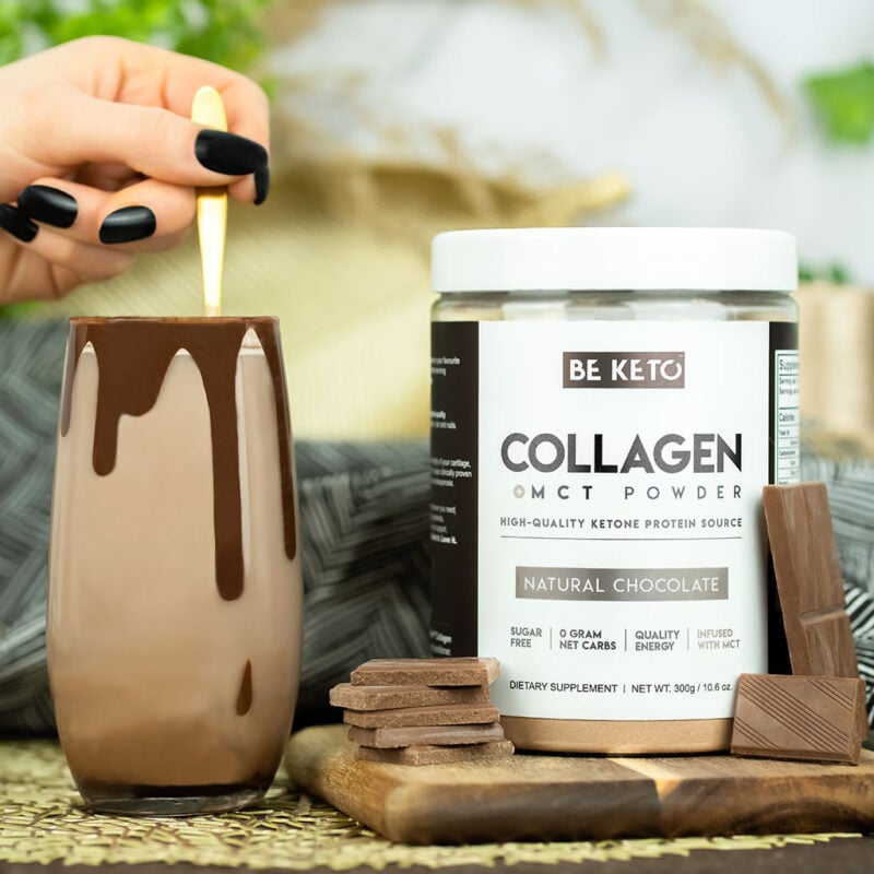 Collagene Keto con olio MCT – Cioccolato Naturale 300g