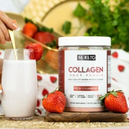 Collagene Keto con olio MCT – Fragola Fresca 300g Collagene Keto con olio MCT – Fragola Fresca 300g
