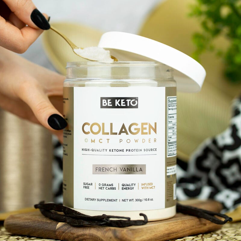 Collagene Keto con olio MCT – Vaniglia Francese 300g
