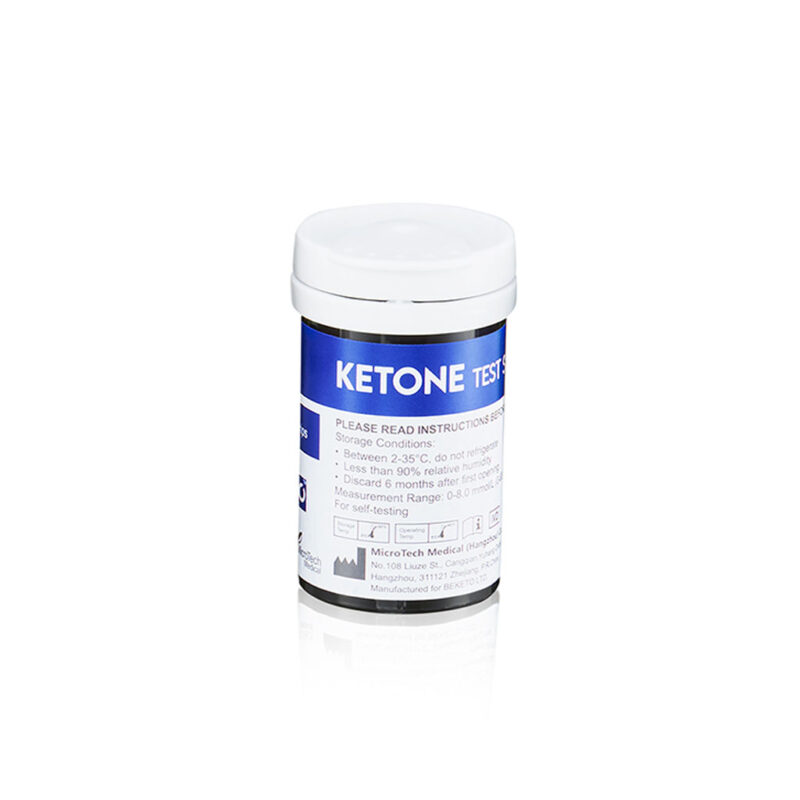 GluKeto Meter – Strisce Reattive Chetoni 50 pezzi