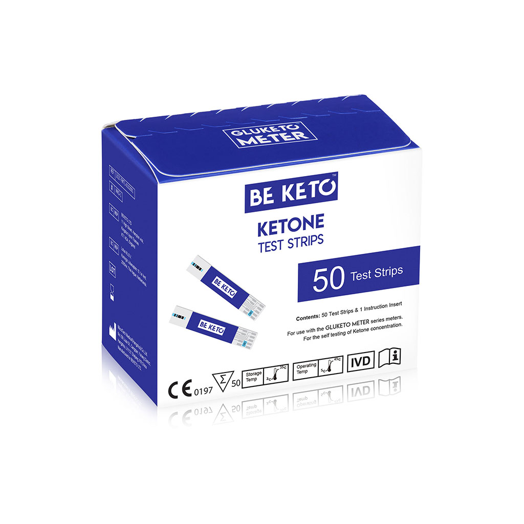 GluKeto Meter – Strisce Reattive Chetoni 50 pezzi