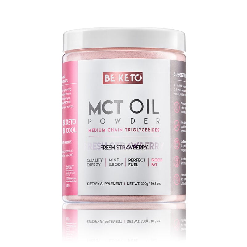 Olio MCT in Polvere – Fragola Fresca 300g