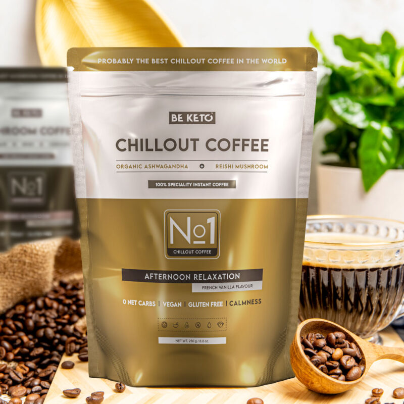 Caffè Solubile – Chillout (Reishi e Ashwagandha) – Vaniglia Francese 250g