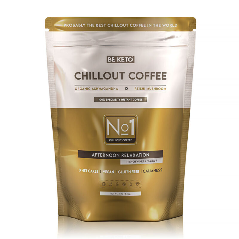 Caffè Solubile – Chillout (Reishi e Ashwagandha) – Vaniglia Francese 250g