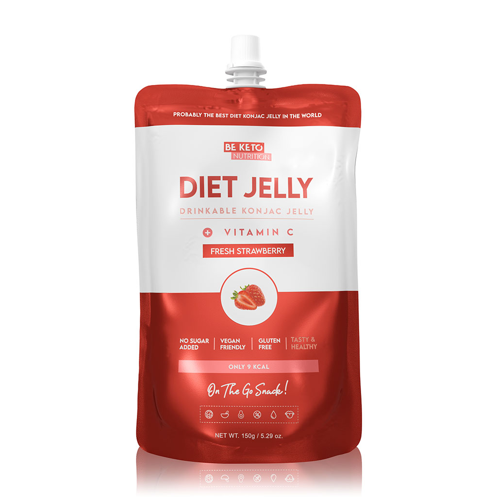 Gelatina Dietetica Konjac – Fragola Fresca 150g