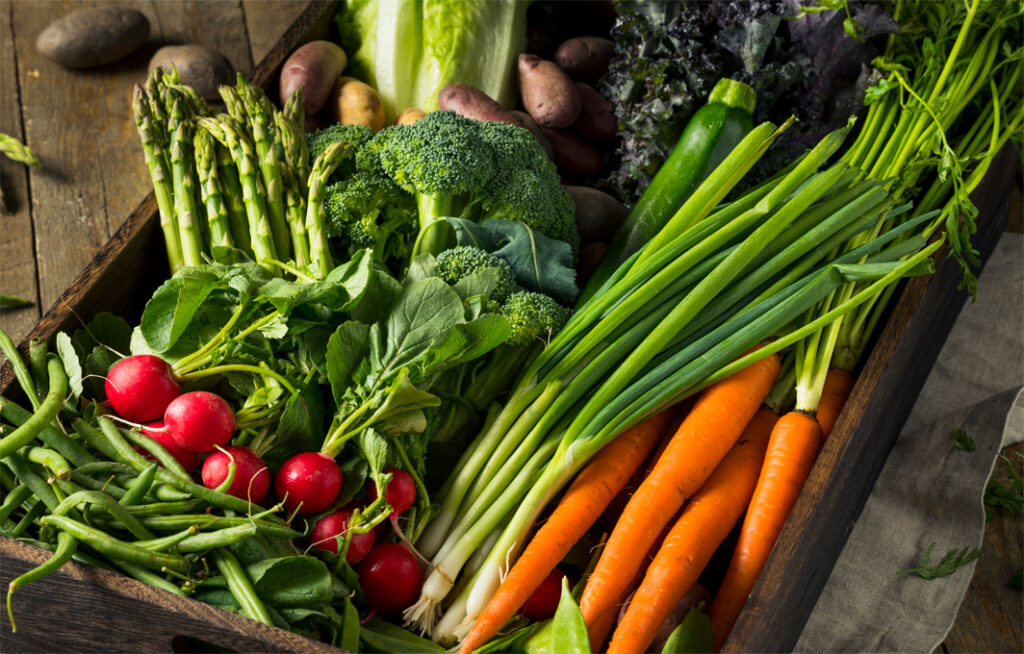 vegetables on keto