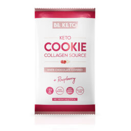 Biscotto Keto – Cioccolato Bianco e Lampone 40g 3 Keto Cookie Raspberry White Chocolate 40g