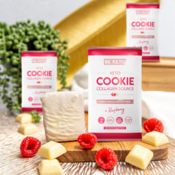 Biscotto Keto – Cioccolato Bianco e Lampone 40g Biscotto Keto – Cioccolato Bianco e Lampone 40g