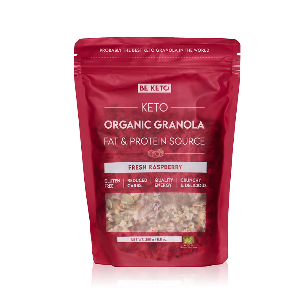 Granola Keto Biologica - Lampone Fresco 250g