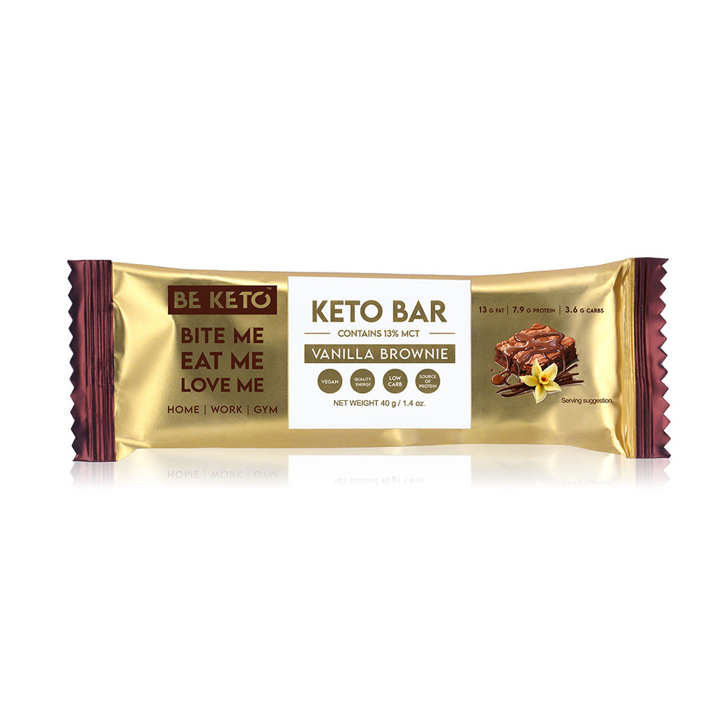 Barretta Keto – Brownie alla Vaniglia 40g