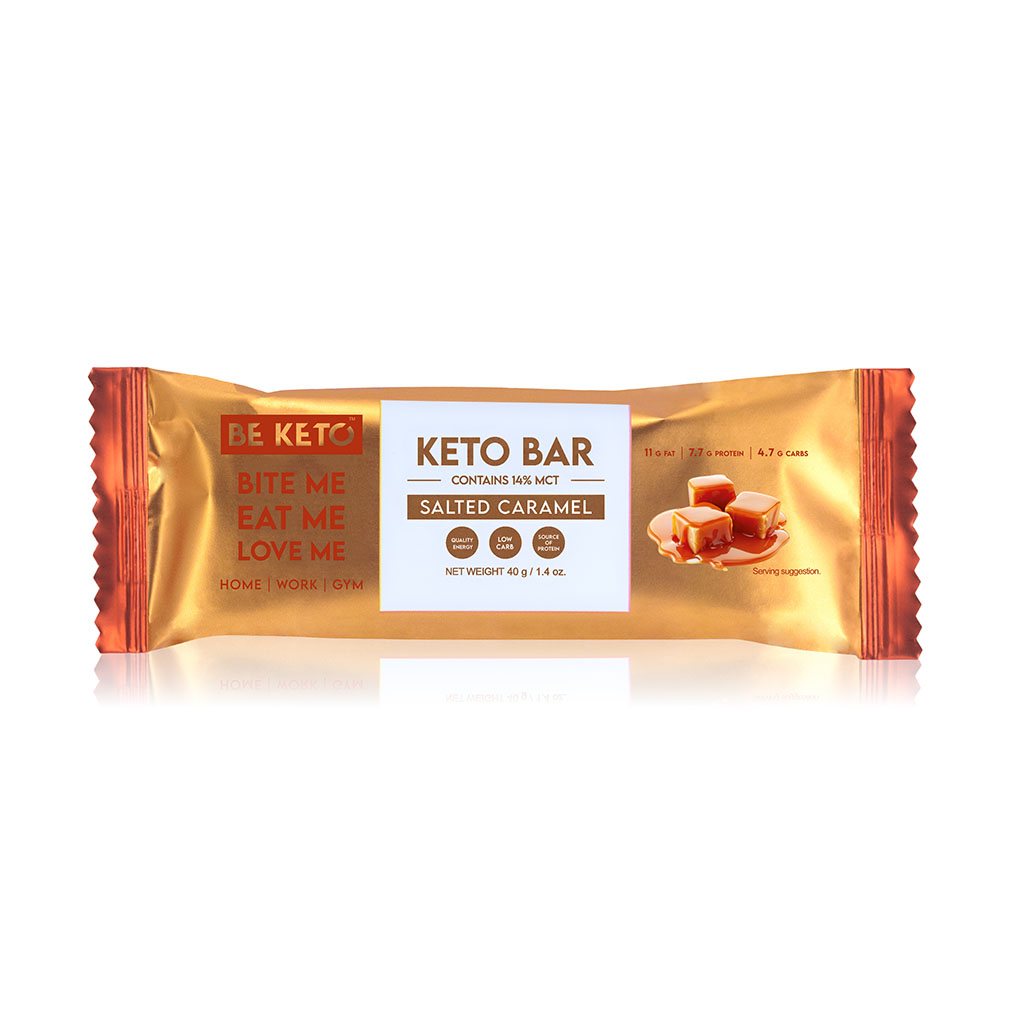 Barretta Keto – Caramello Salato al Cioccolato 40g