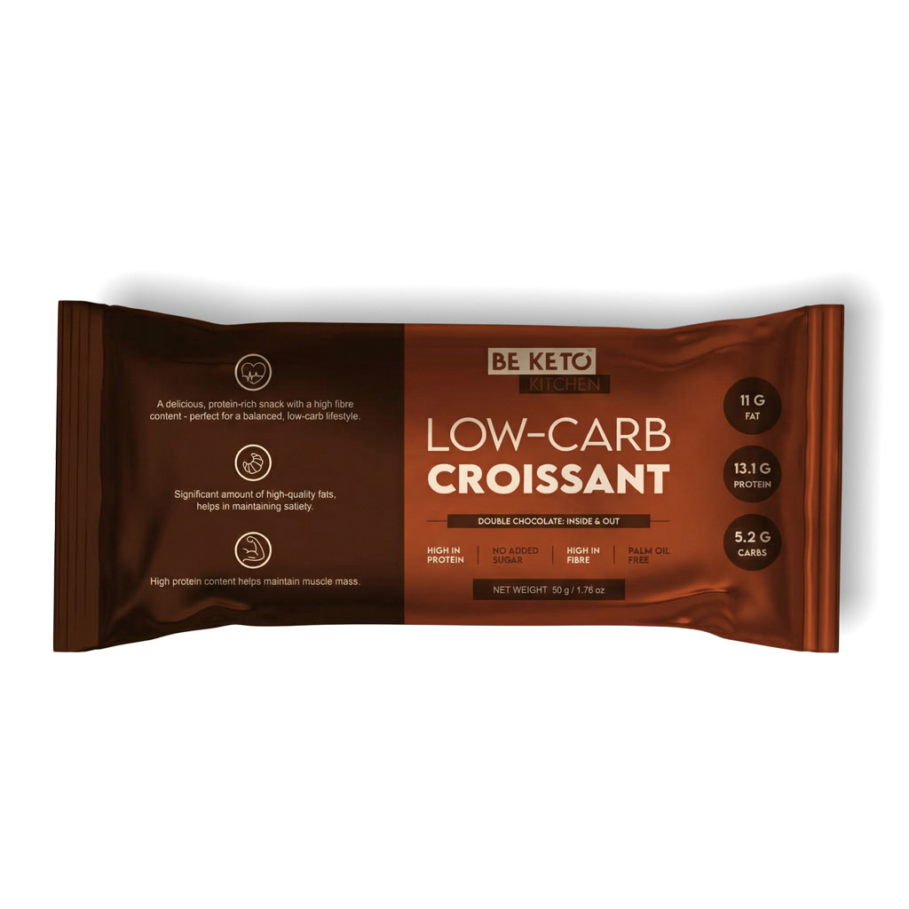 Croissant a Basso Contenuto di Carboidrati Doppio Cioccolato 50g