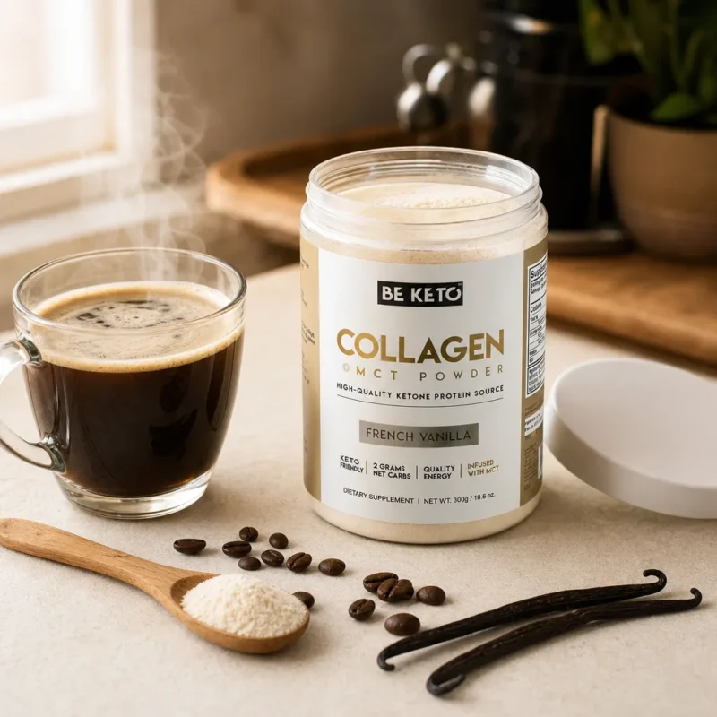 Collagene Keto con olio MCT – Vaniglia Francese 300g