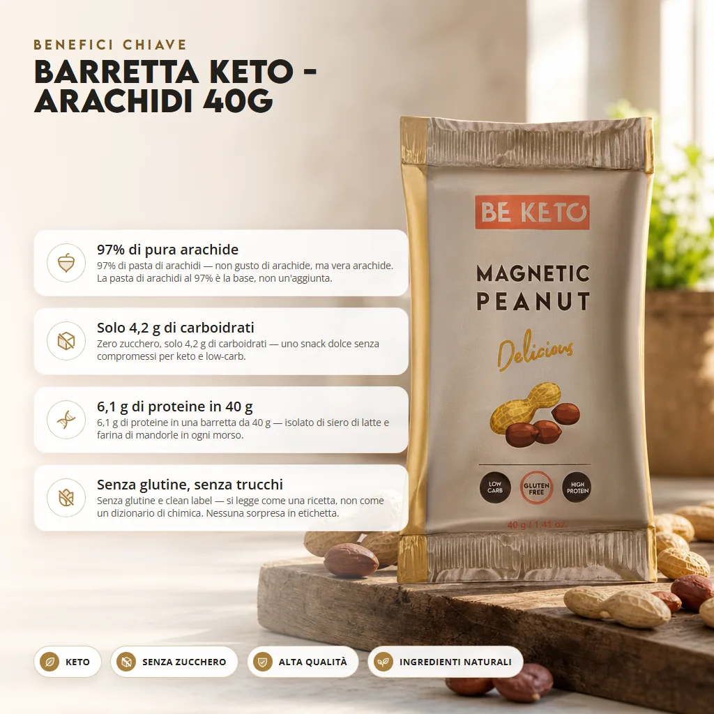 Barretta Keto – Noci 40g
