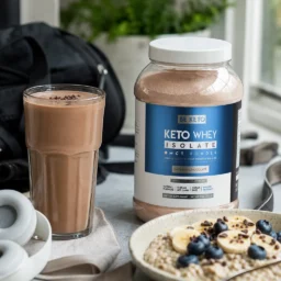Isolato Proteico Keto con MCT – Cioccolato Naturale 800g