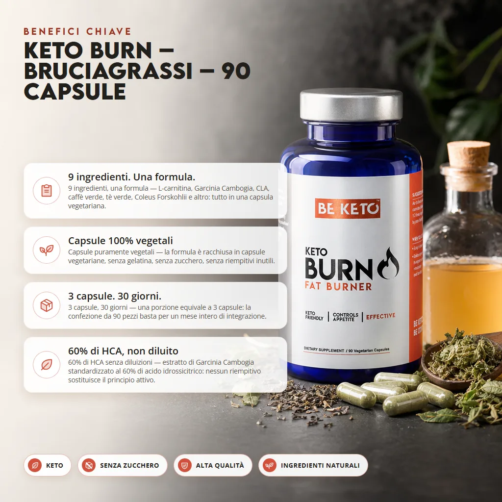 Keto Burn – Brucia Grassi – 90 capsule