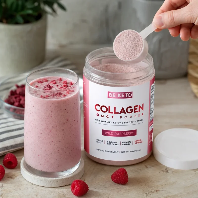 Collagene Keto con olio MCT – Lampone Selvatico 300g