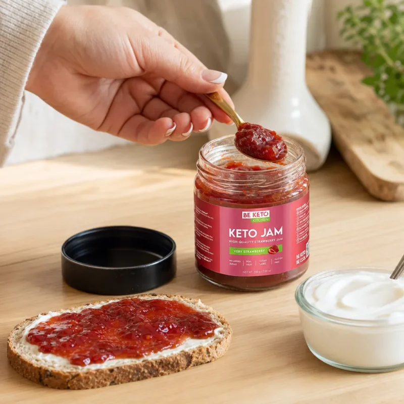 Marmellata Keto – Extra Fragola 200g – Lifestyle 3 Marmellata Keto – Extra Fragola 200g