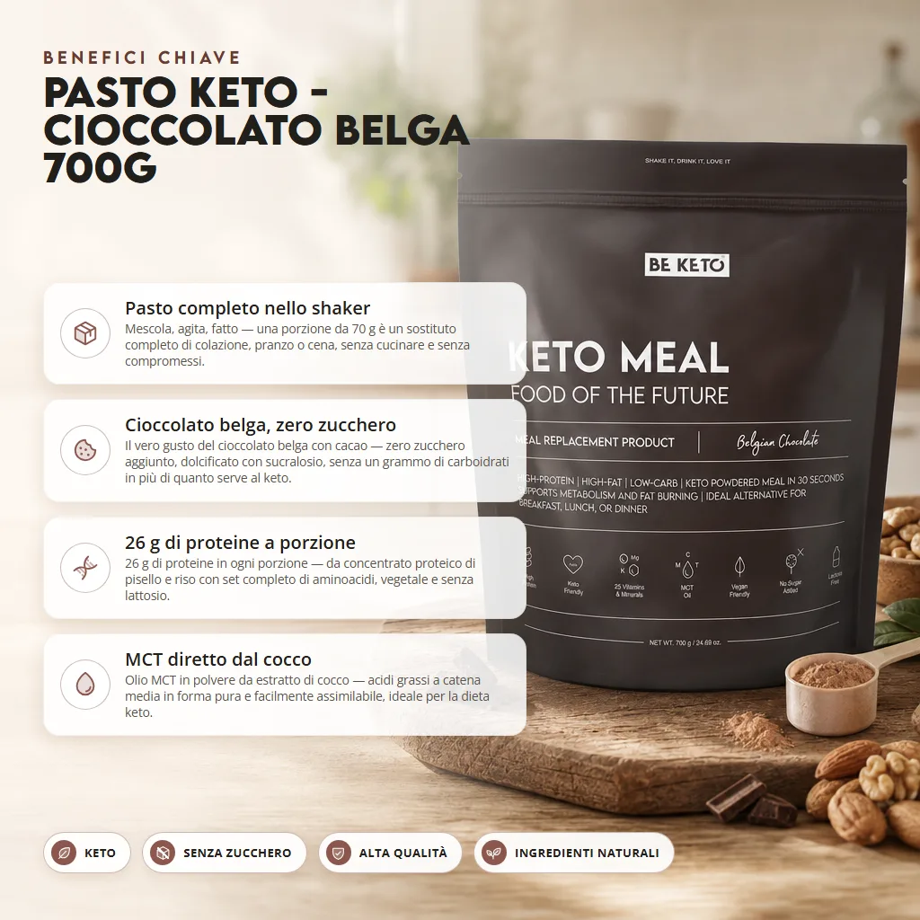 Pasto Keto – Cioccolato Belga 700g