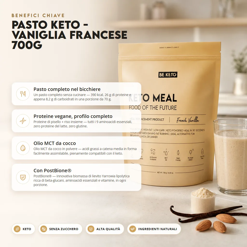 Pasto Keto – Vaniglia Francese 700g