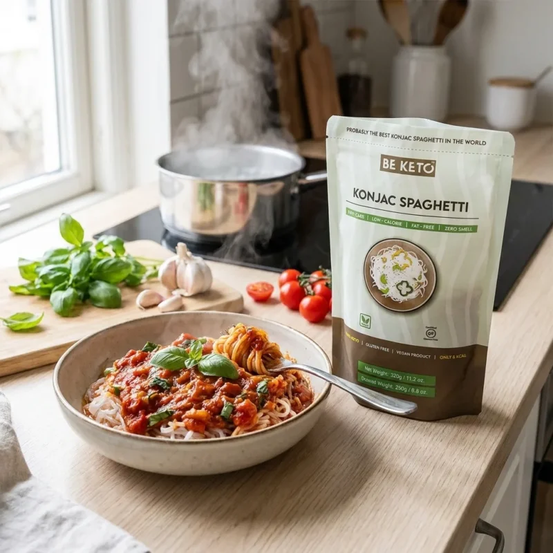 Spaghetti di Konjac 320g – Lifestyle 2 Spaghetti di Konjac 320g