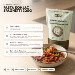 Spaghetti di Konjac 320g – Benefit Spaghetti di Konjac 320g