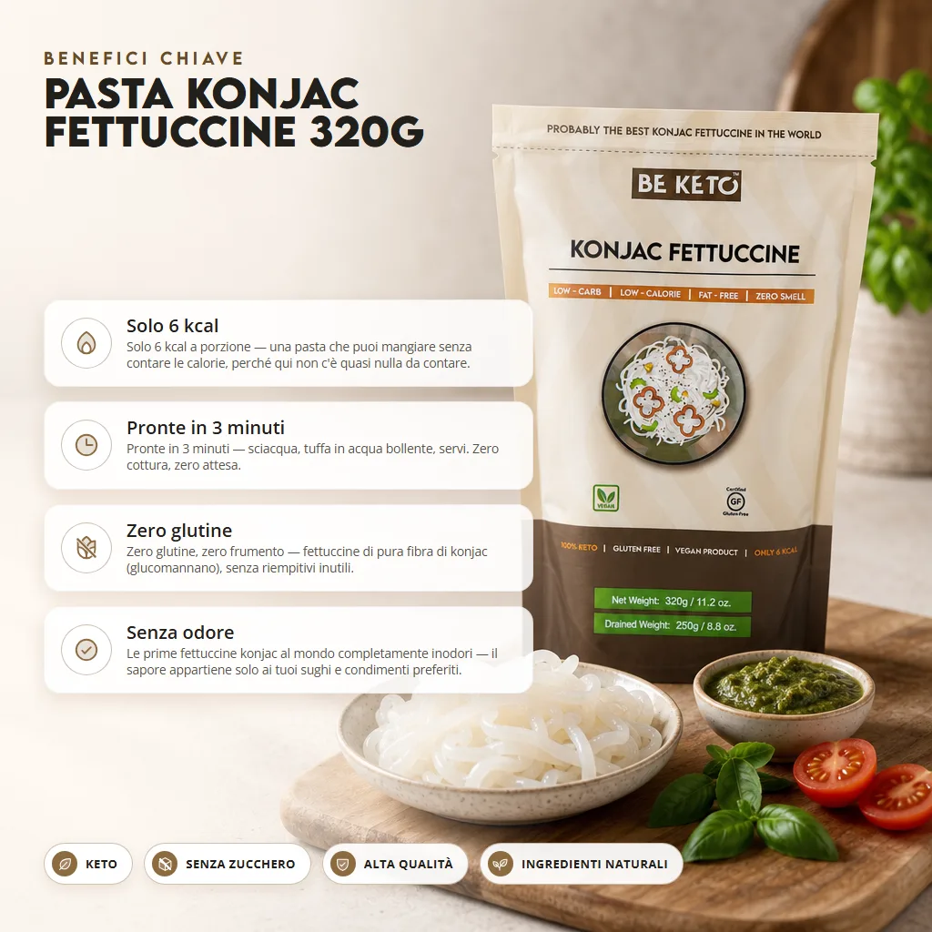 Fettuccine di Konjac 320g