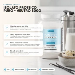 Isolato di Proteine Pure – Non Aromatizzato 800g