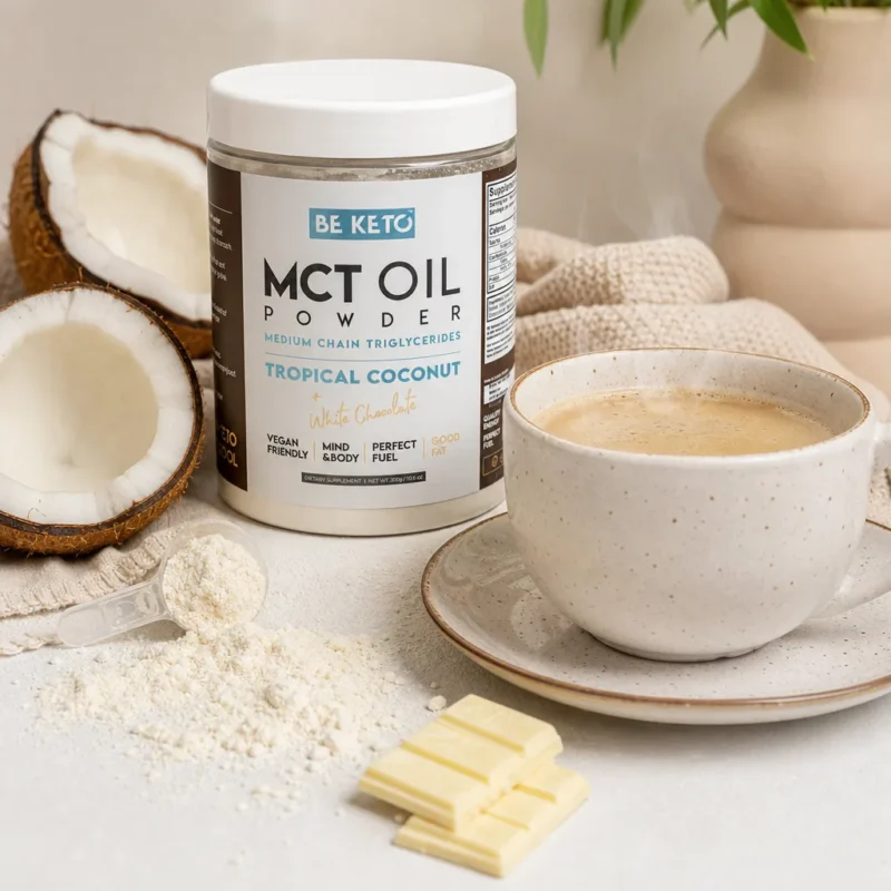 Olio MCT in Polvere – Cocco e Cioccolato Bianco 300g