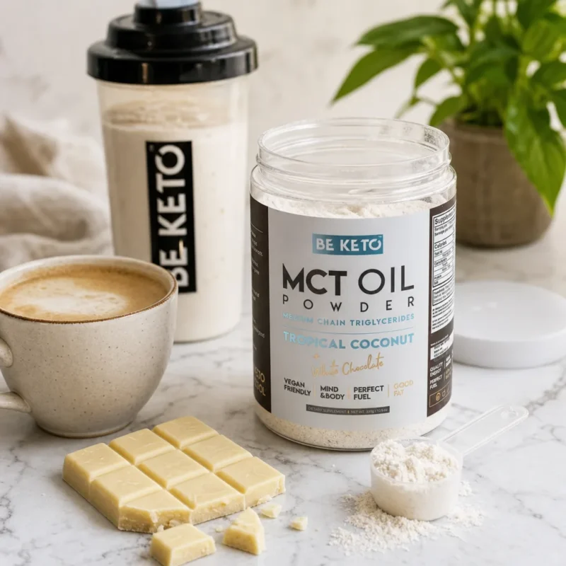 Olio MCT in Polvere – Cocco e Cioccolato Bianco 300g
