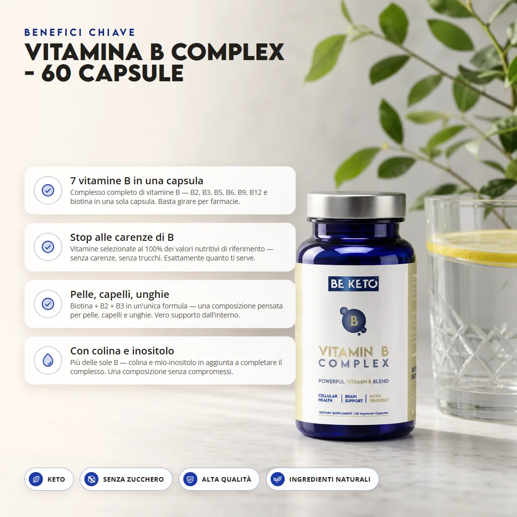 Complesso di Vitamina B – 60 Capsule