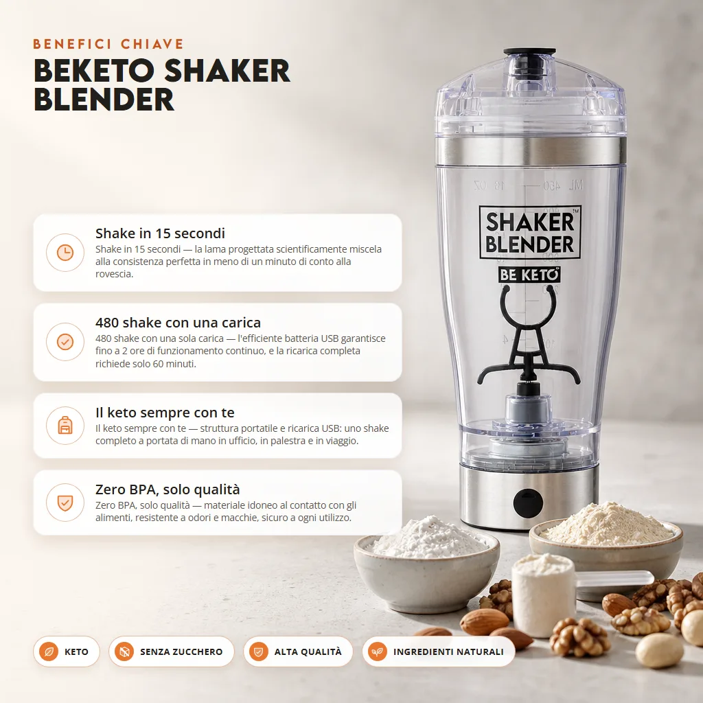 Shaker Frullatore BeKeto