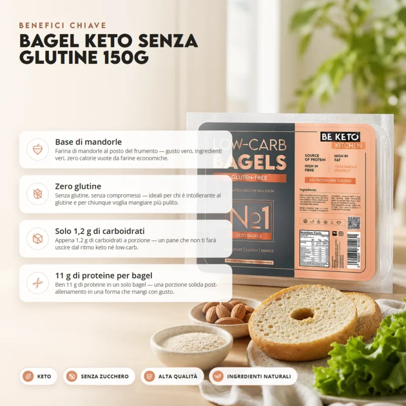 Bagel Keto Senza Glutine 150g