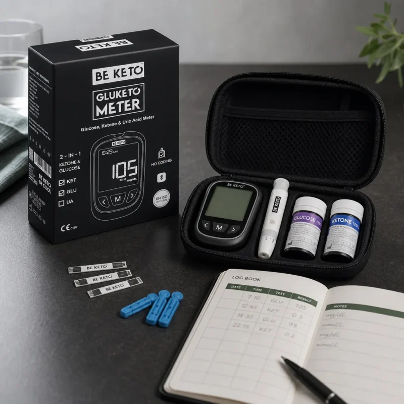 GluKeto Meter – Glucometro e Chetometro (Kit Iniziale)