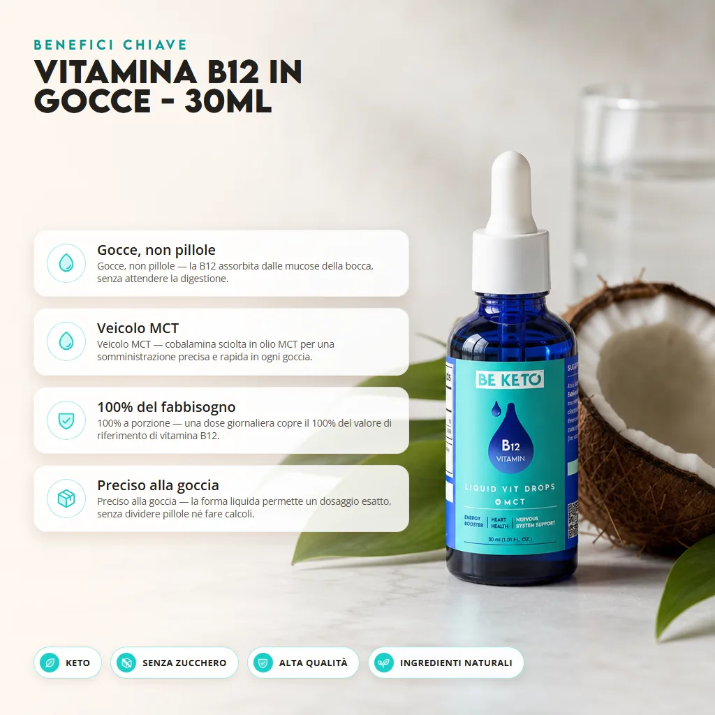 Vitamina B12 in Gocce – 30ml