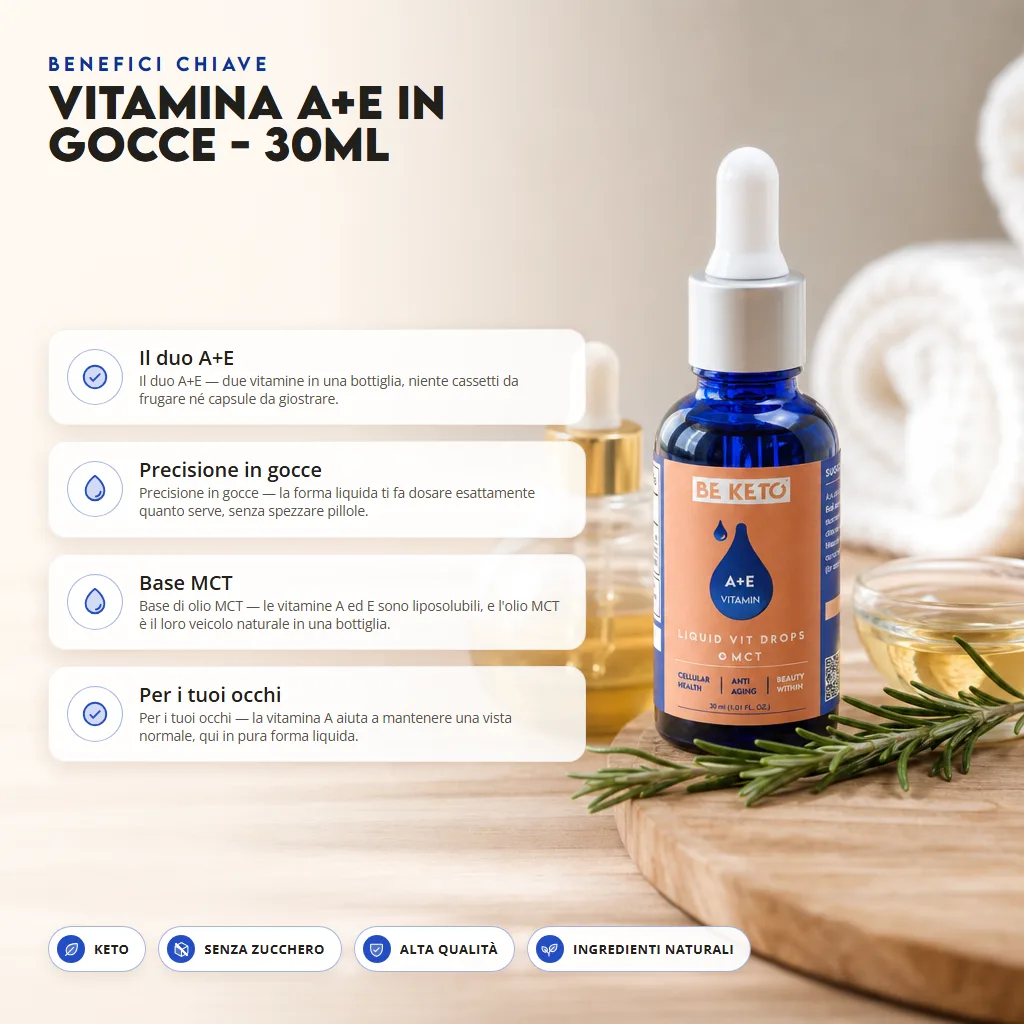 Vitamina A+E in Gocce – 30ml