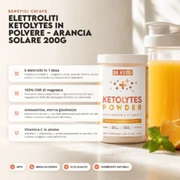 Elettroliti Ketolytes in Polvere – Arancia Solare 200g