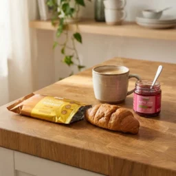 Croissant a Basso Contenuto di Carboidrati 50g – Lifestyle 1 Croissant a Basso Contenuto di Carboidrati 50g